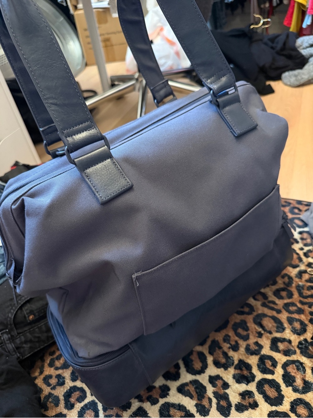 Navy Beis Weekender Travel Tote Bag